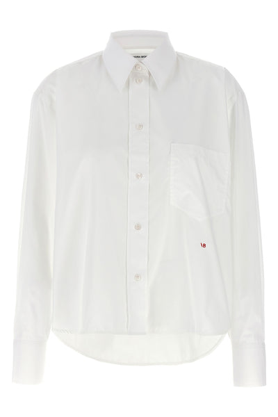 cropped cotton shirt