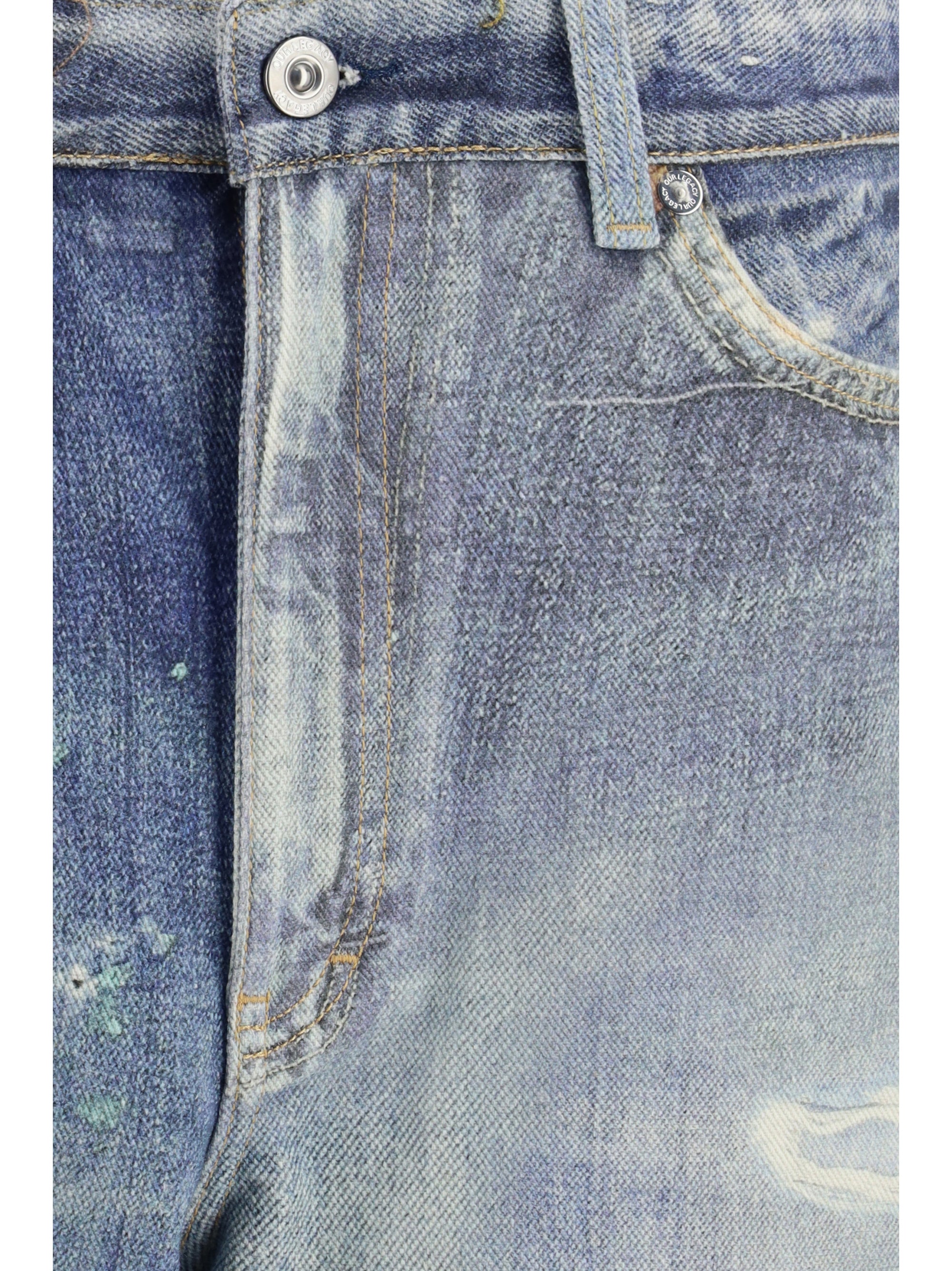 OUR LEGACY 40 digital denim print
