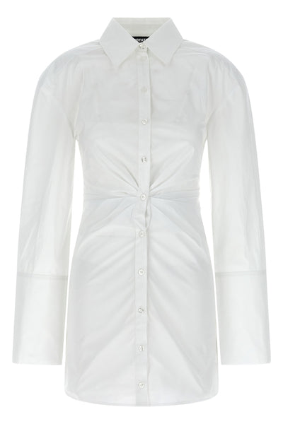 mini dress in cotton poplin
