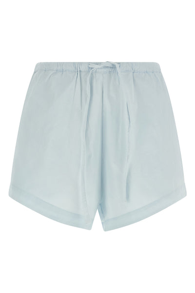 shorts in cotton poplin
