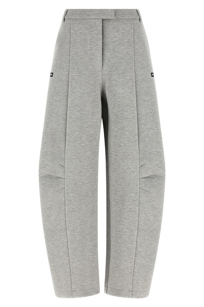 scuba cargo pants in scuba stretch mélange fabric