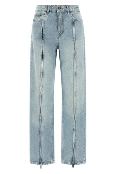 birger christensen rotate s jeans redefine denim aesthetics through bold and str