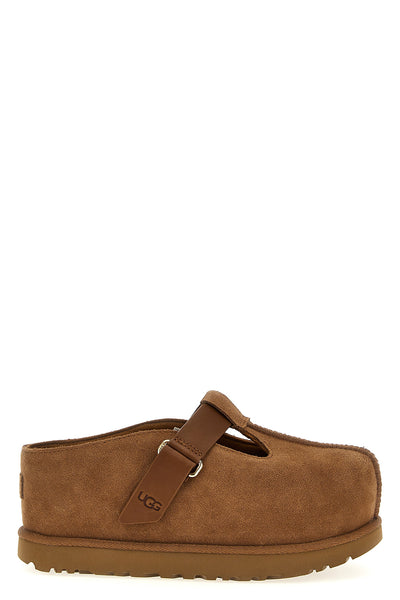 goldenstar hi suede sabots