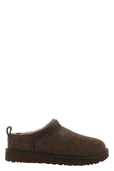 the sabot ugg classic micro redefines the iconic silhouette of the brand throu