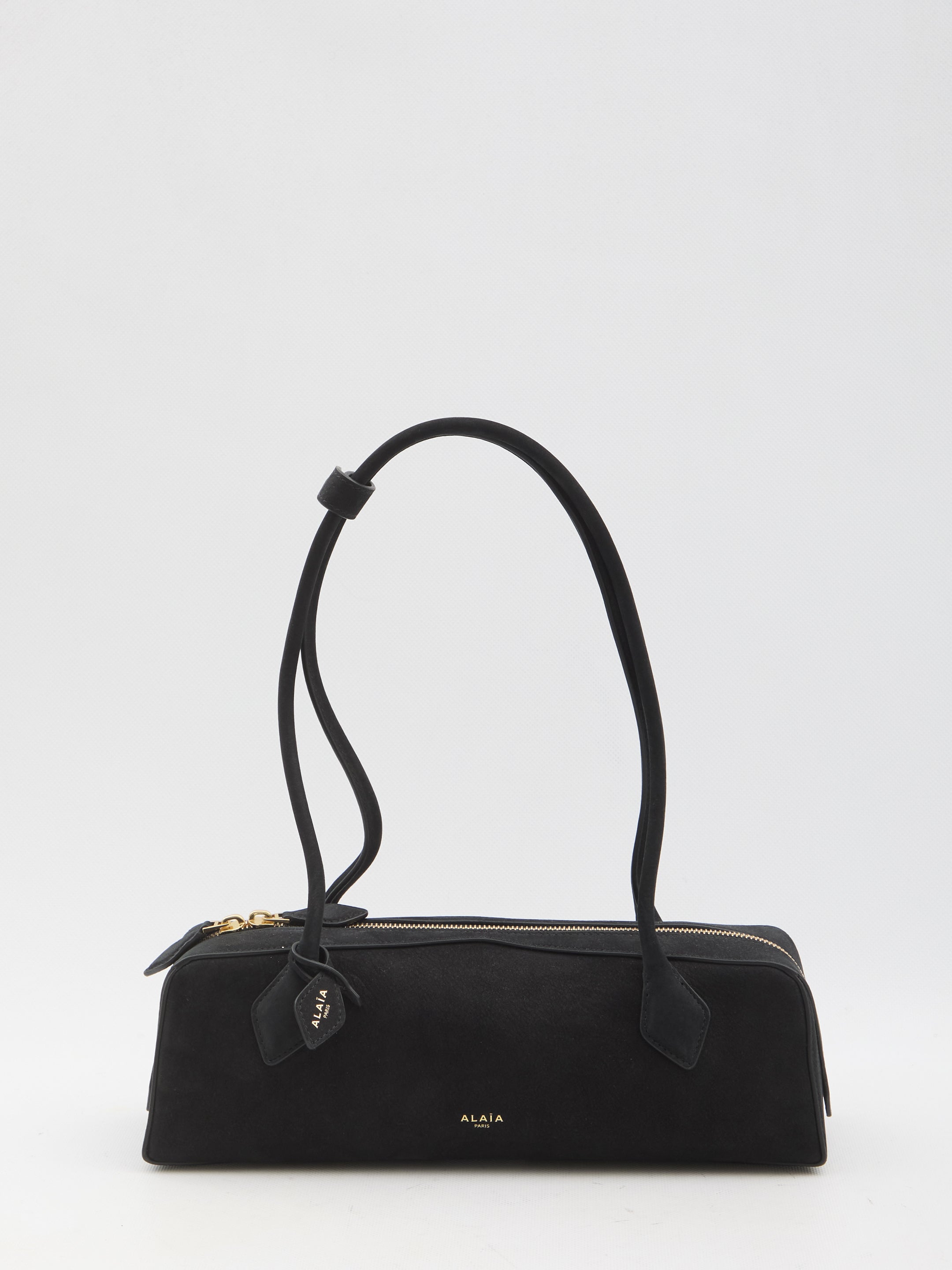 ALAIA OS le teckel medium bag in nubuck