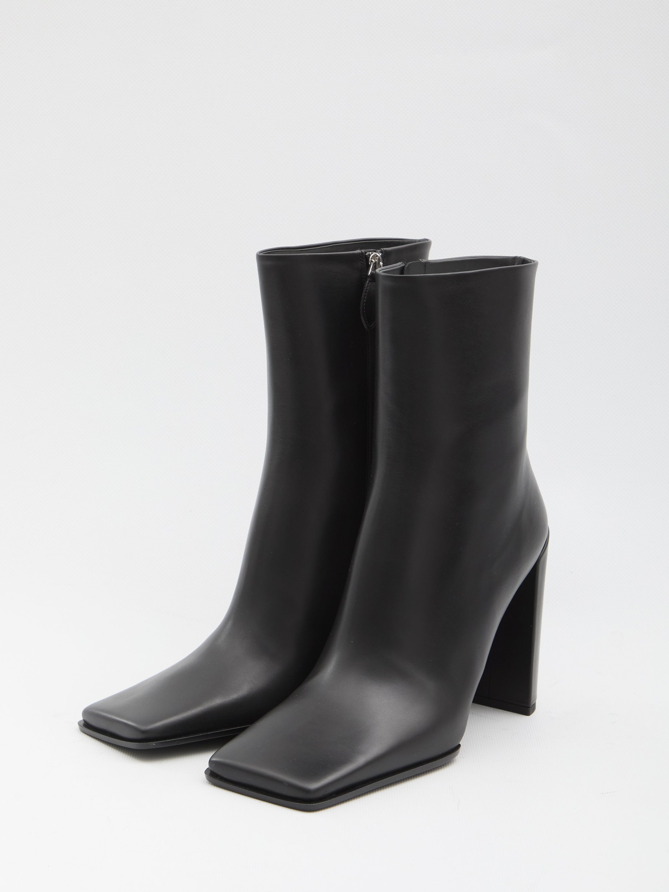 ALAIA 36 square-toe ankle boots