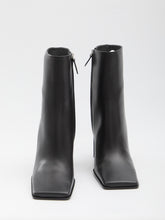 ALAIA 36 square-toe ankle boots