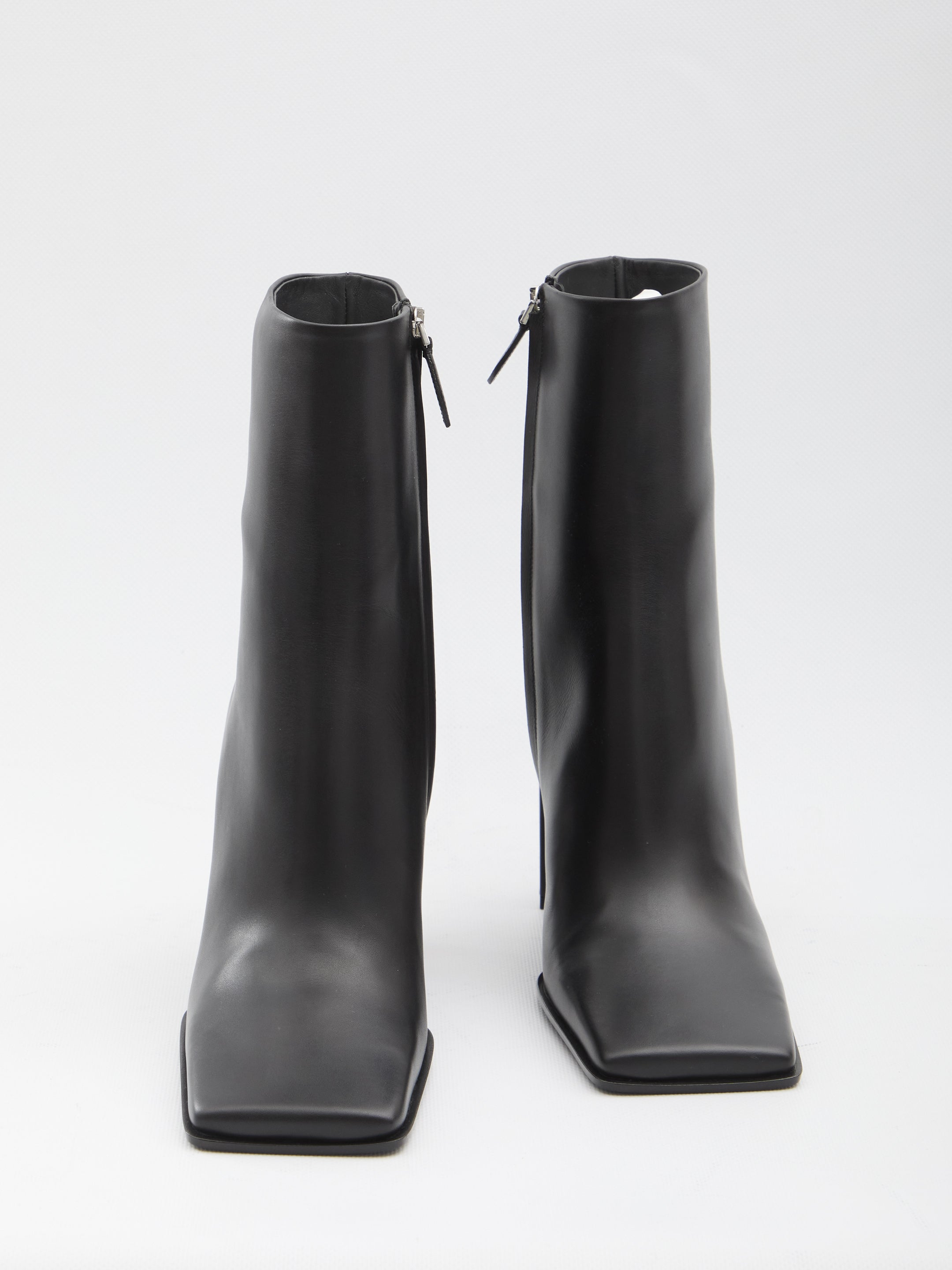 ALAIA 36 square-toe ankle boots