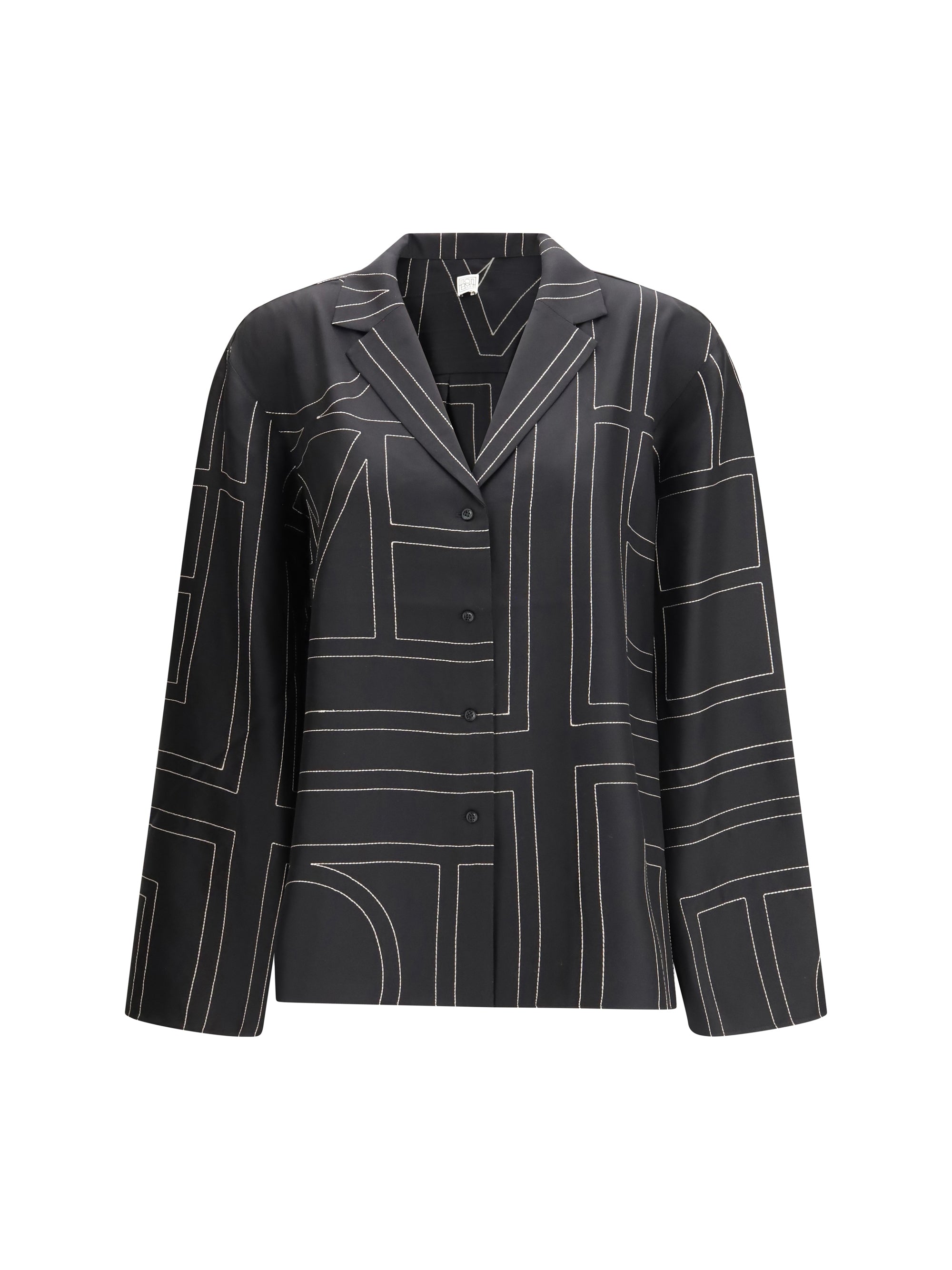 TOTEME 34 silk-twill top