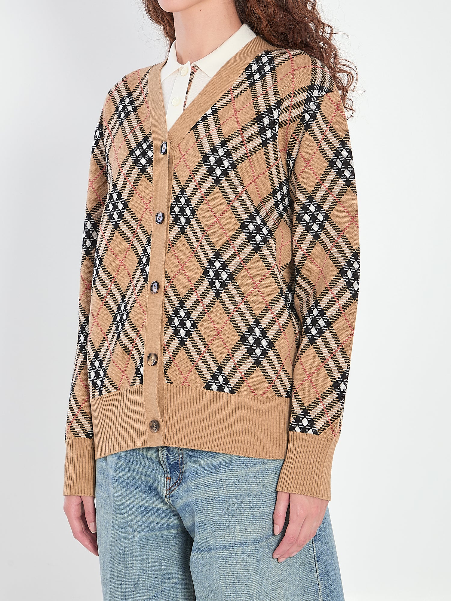 BURBERRY M cardigan check