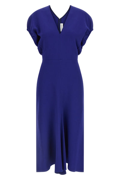 edith midi dress in soft cady fabric