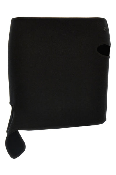 loop milano knitted mini skirt