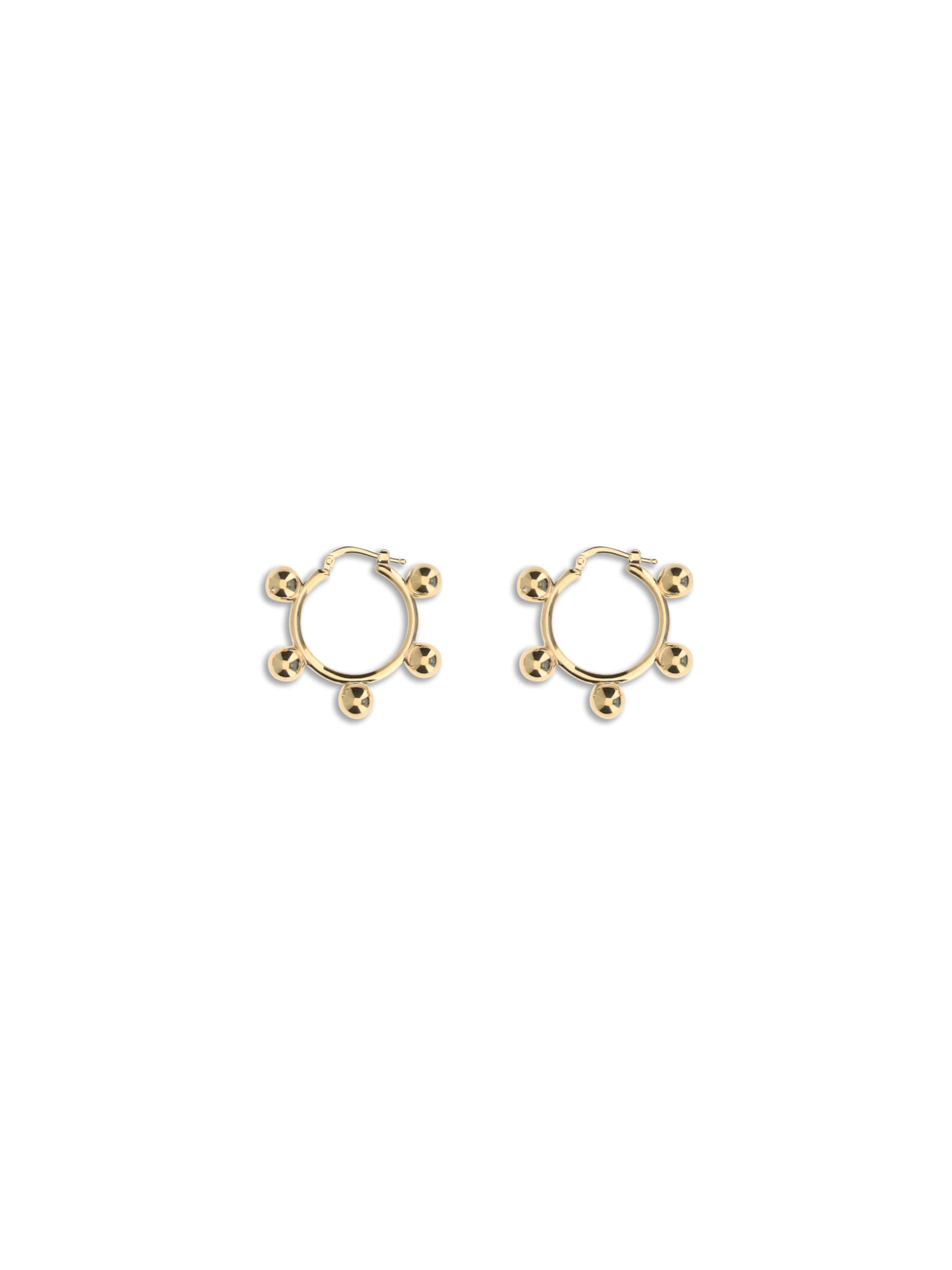 JIL SANDER OS hoop earrings