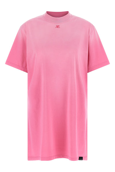 solarized t-shirt mini dress in solarized cotton jersey