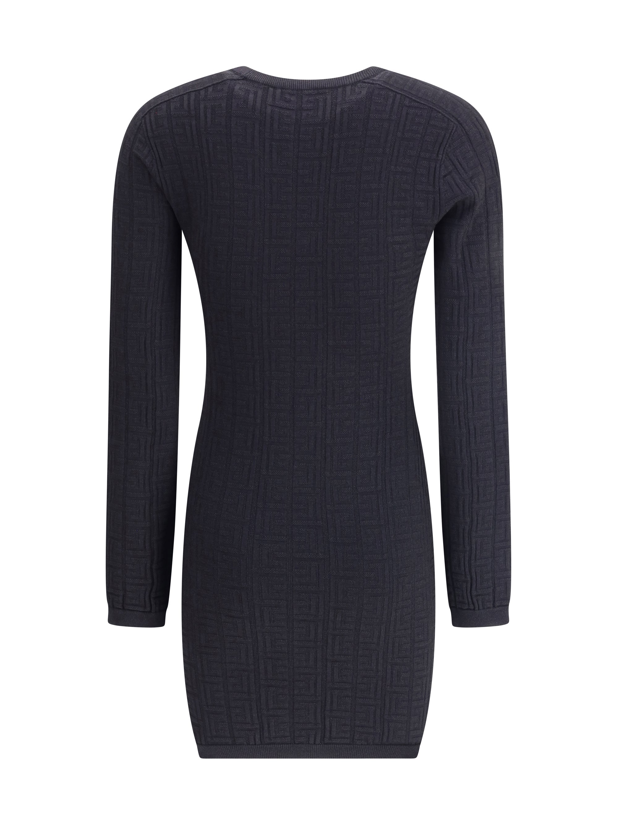 BALMAIN 34 pb patterned short dres