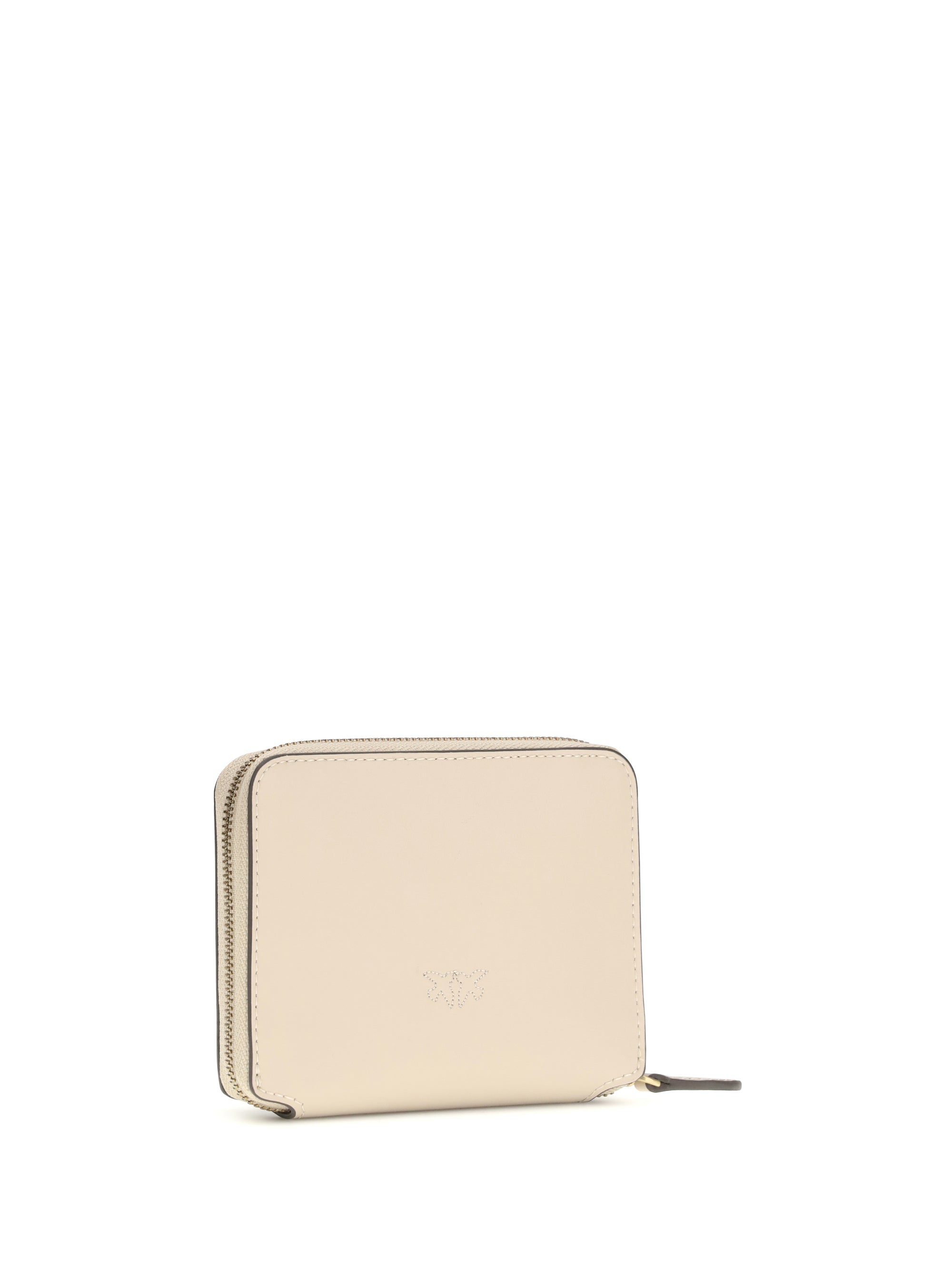 PINKO OS leather zip-around wallet