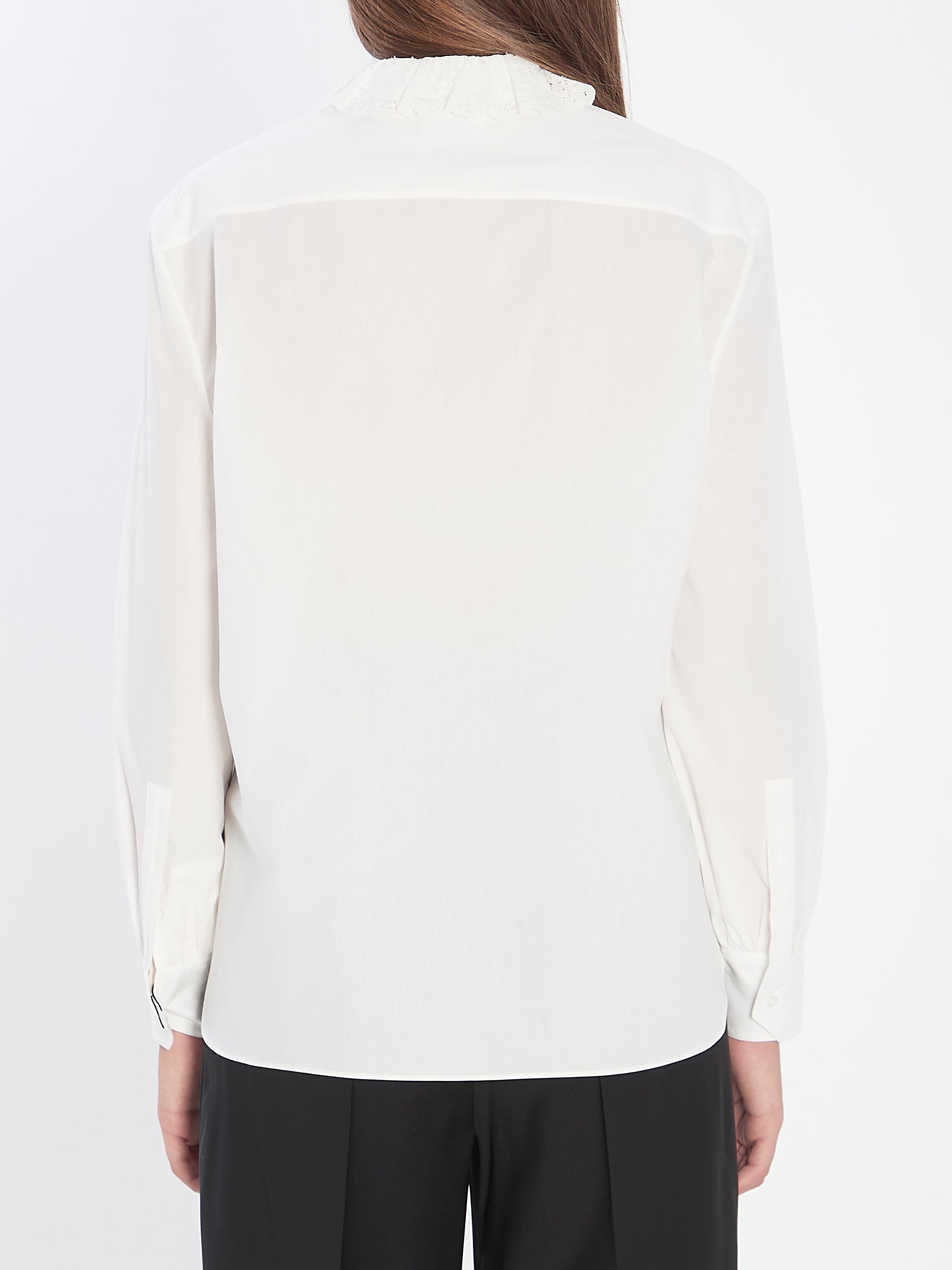 SAINT LAURENT 36 shirt in cotton poplin