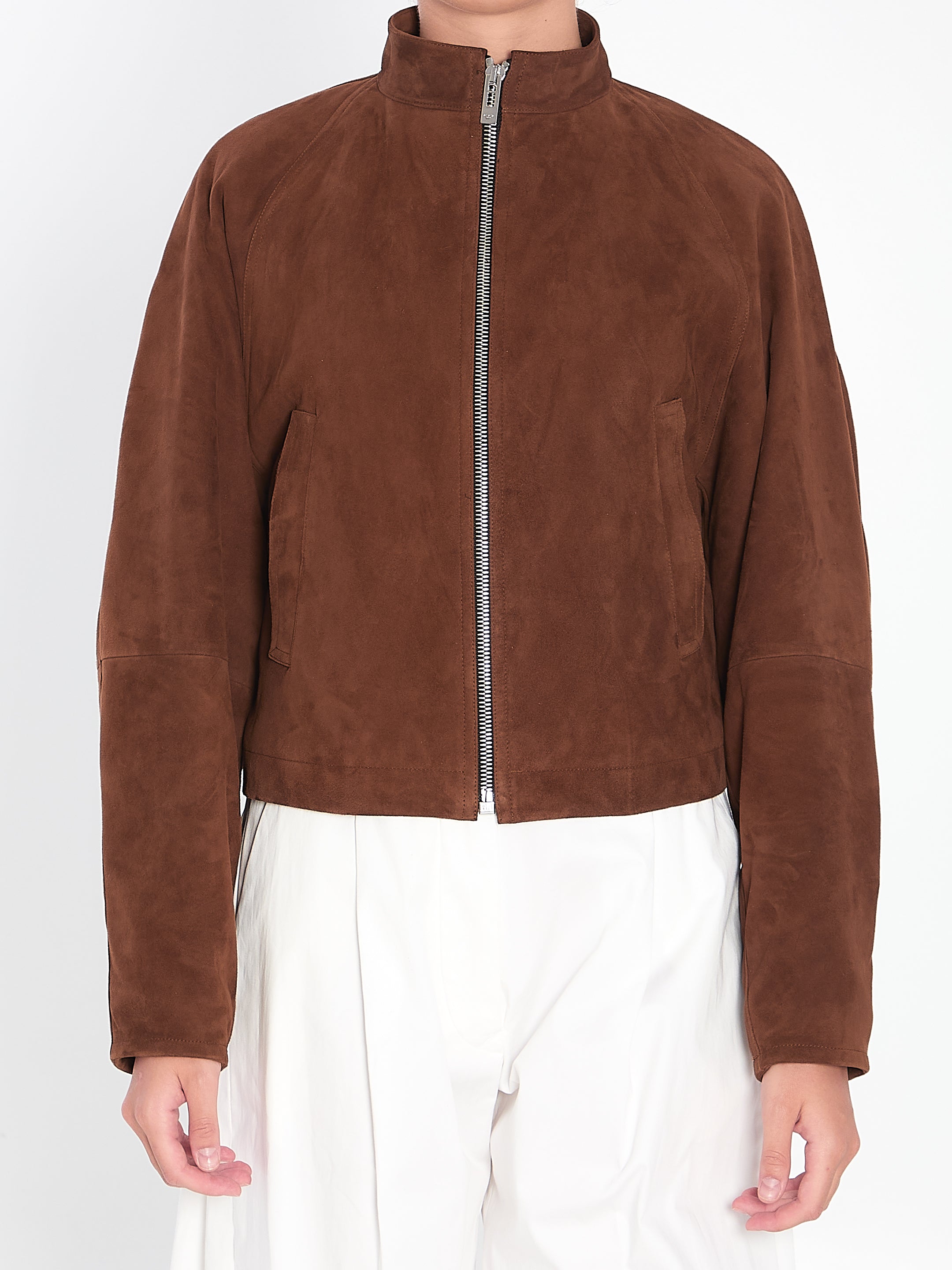 ALAIA 38 suede jacket