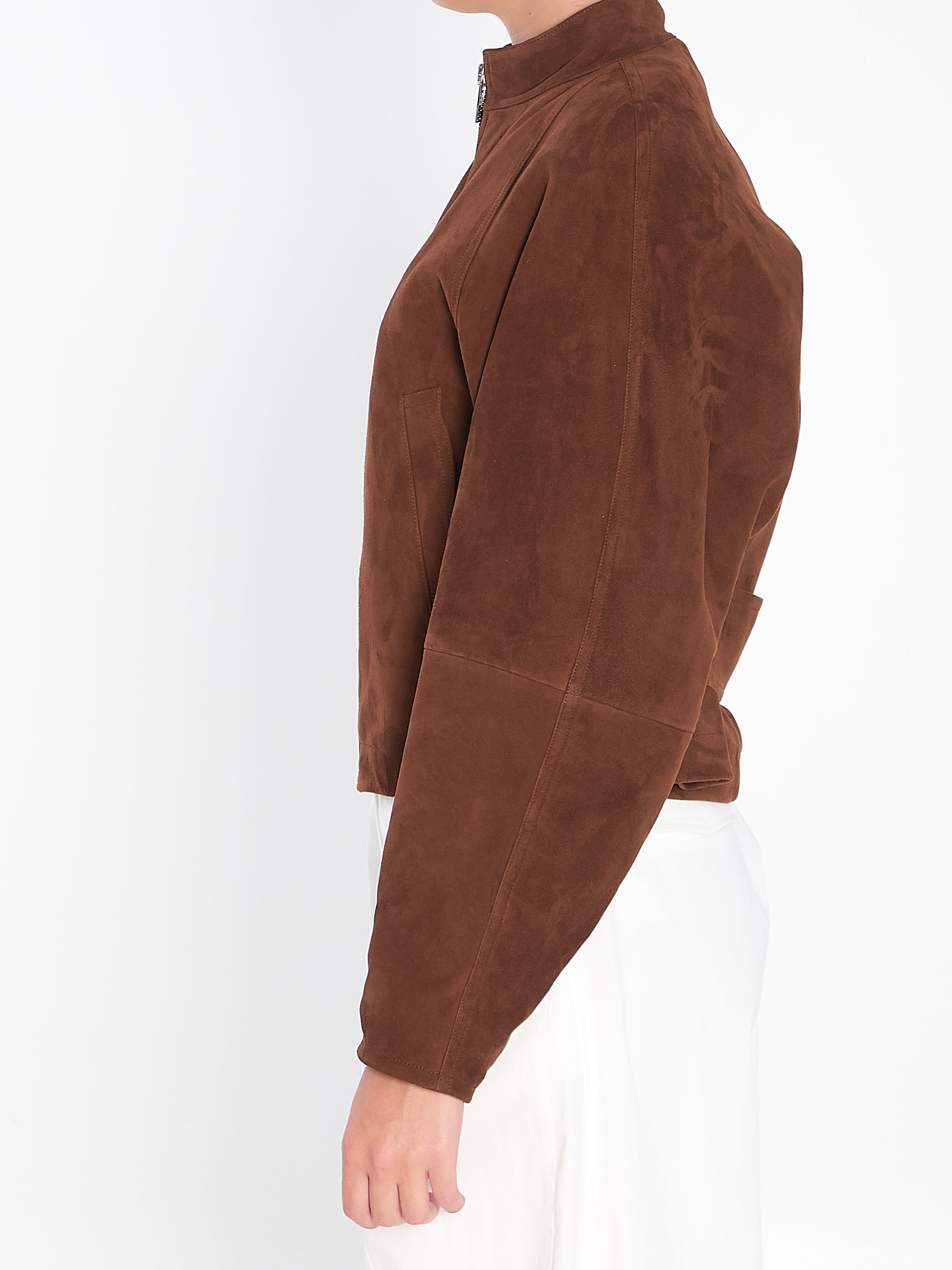 ALAIA 38 suede jacket