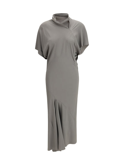 asymmetric midi dress