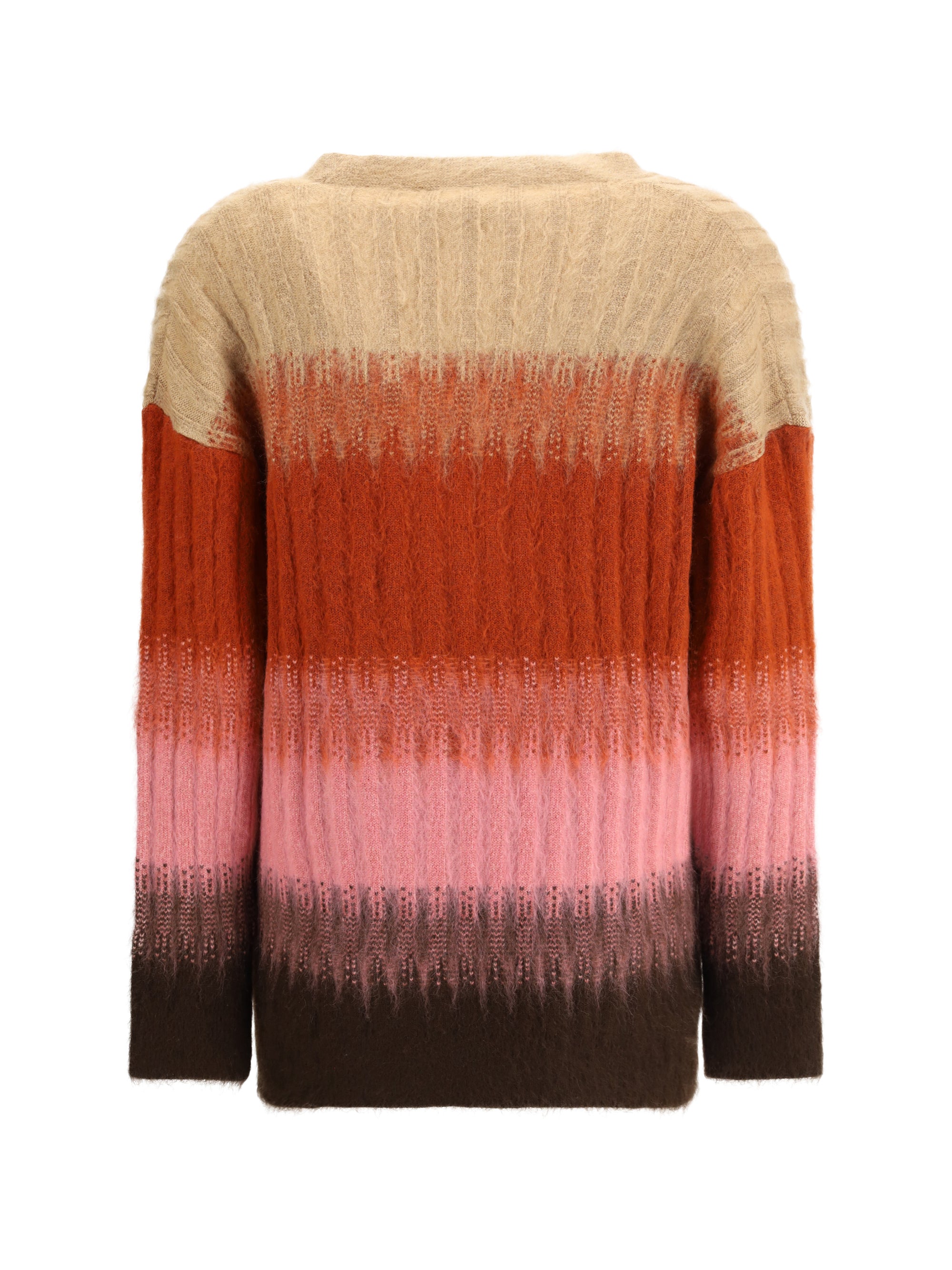 FENDI 38 mohair and wool blend cardigan