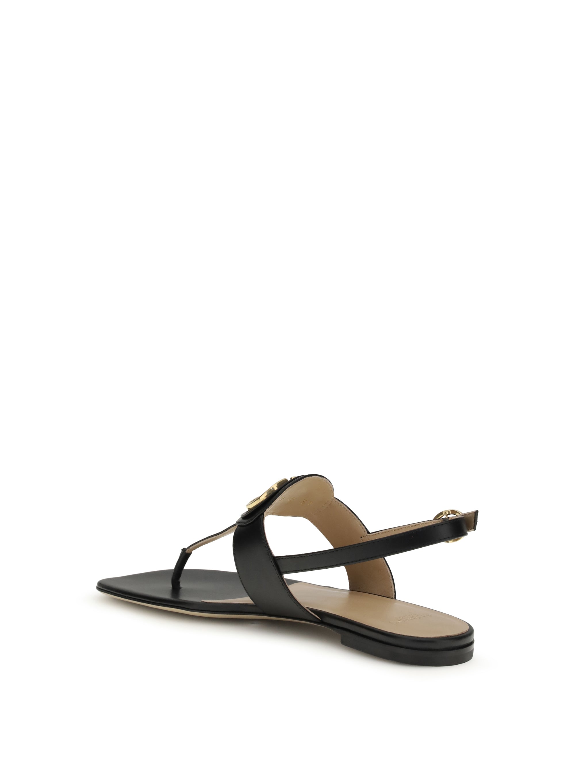VALENTINO GARAVANI 36 leather thong sandals