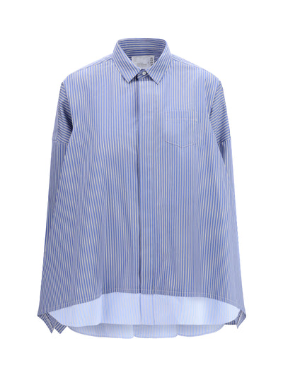 striped poplin shirt