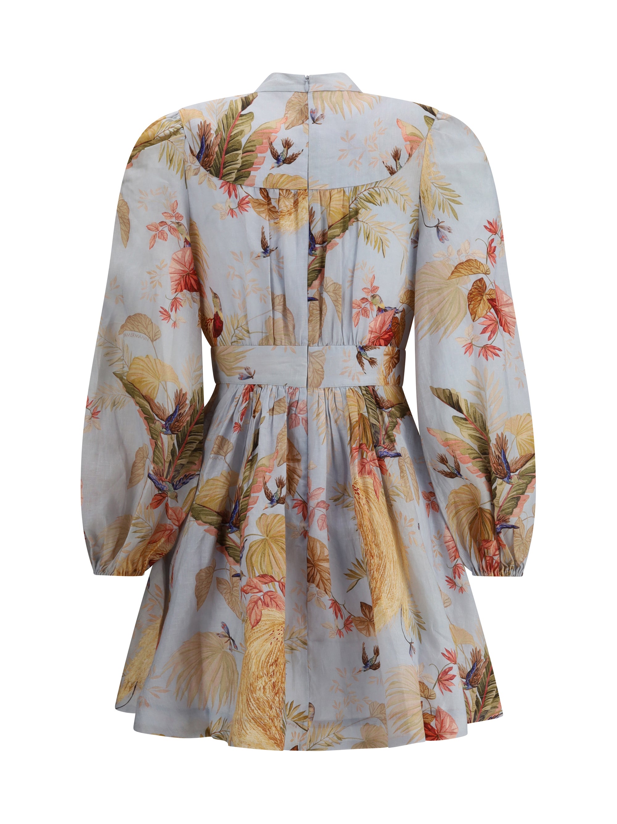 ZIMMERMANN 2 ascension plunge mini dress