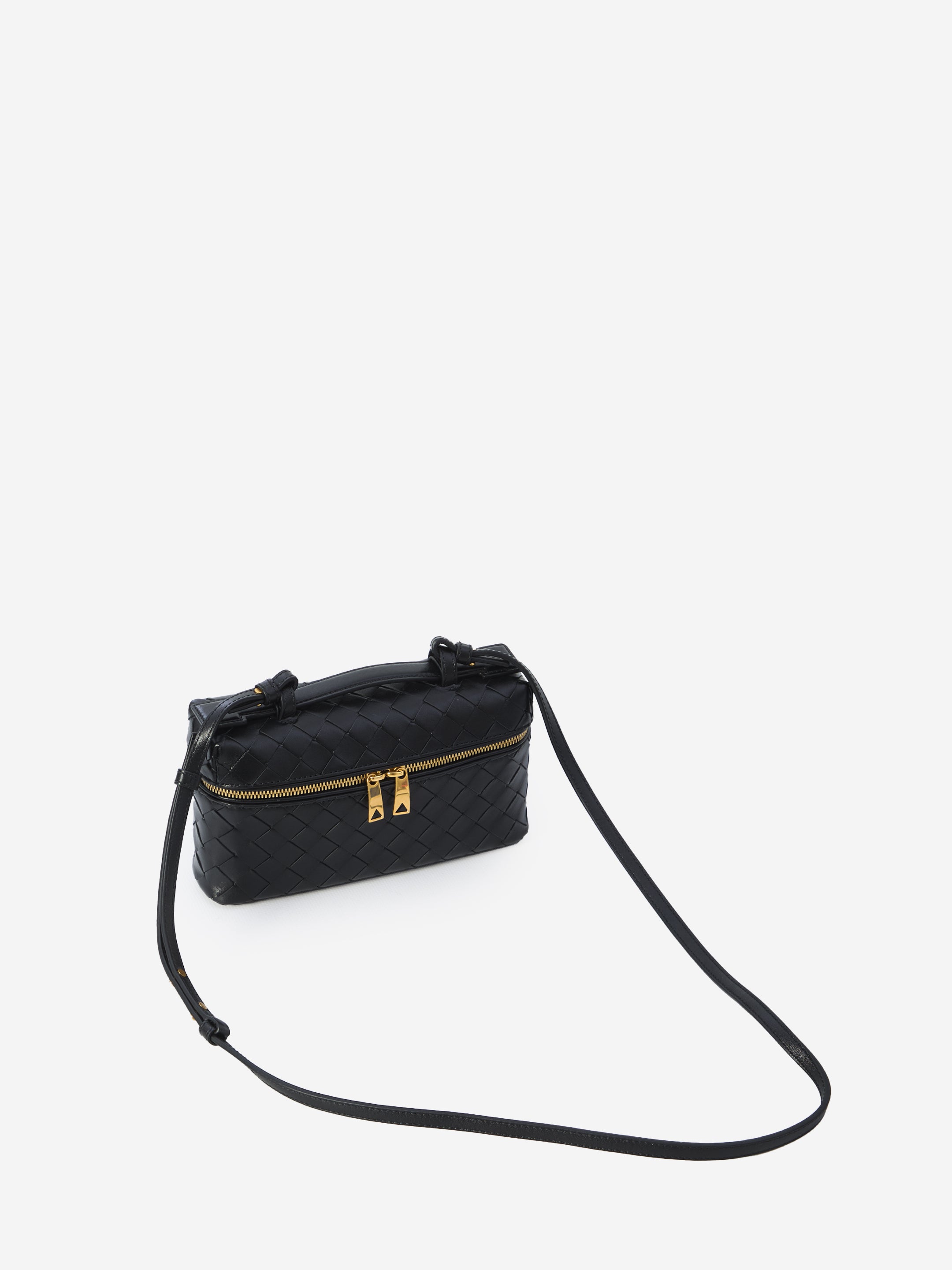 BOTTEGA VENETA OS bang bang vanity black bag