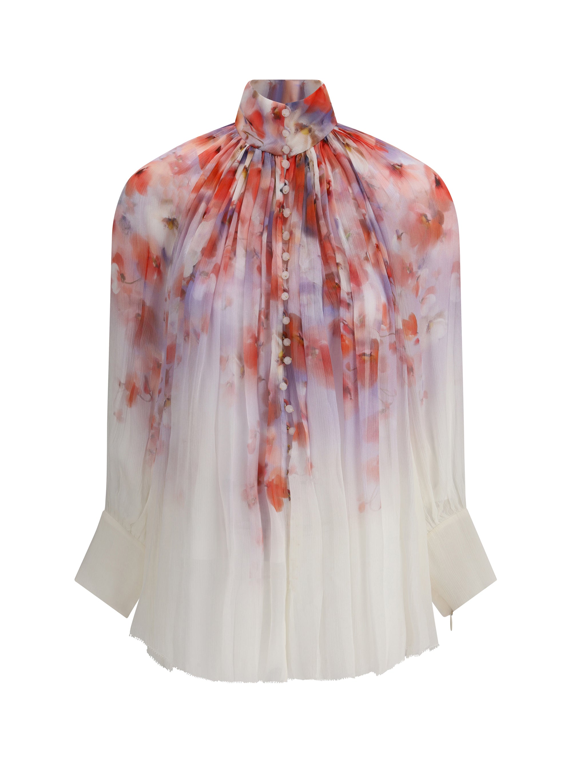 ZIMMERMANN 0 floral print crush blouse