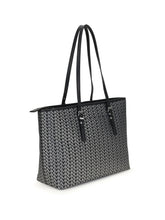 MICHAEL KORS OS quinn large jacquard logo tote bag