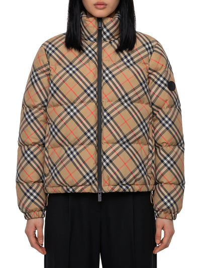 ambleside check puffer jacket