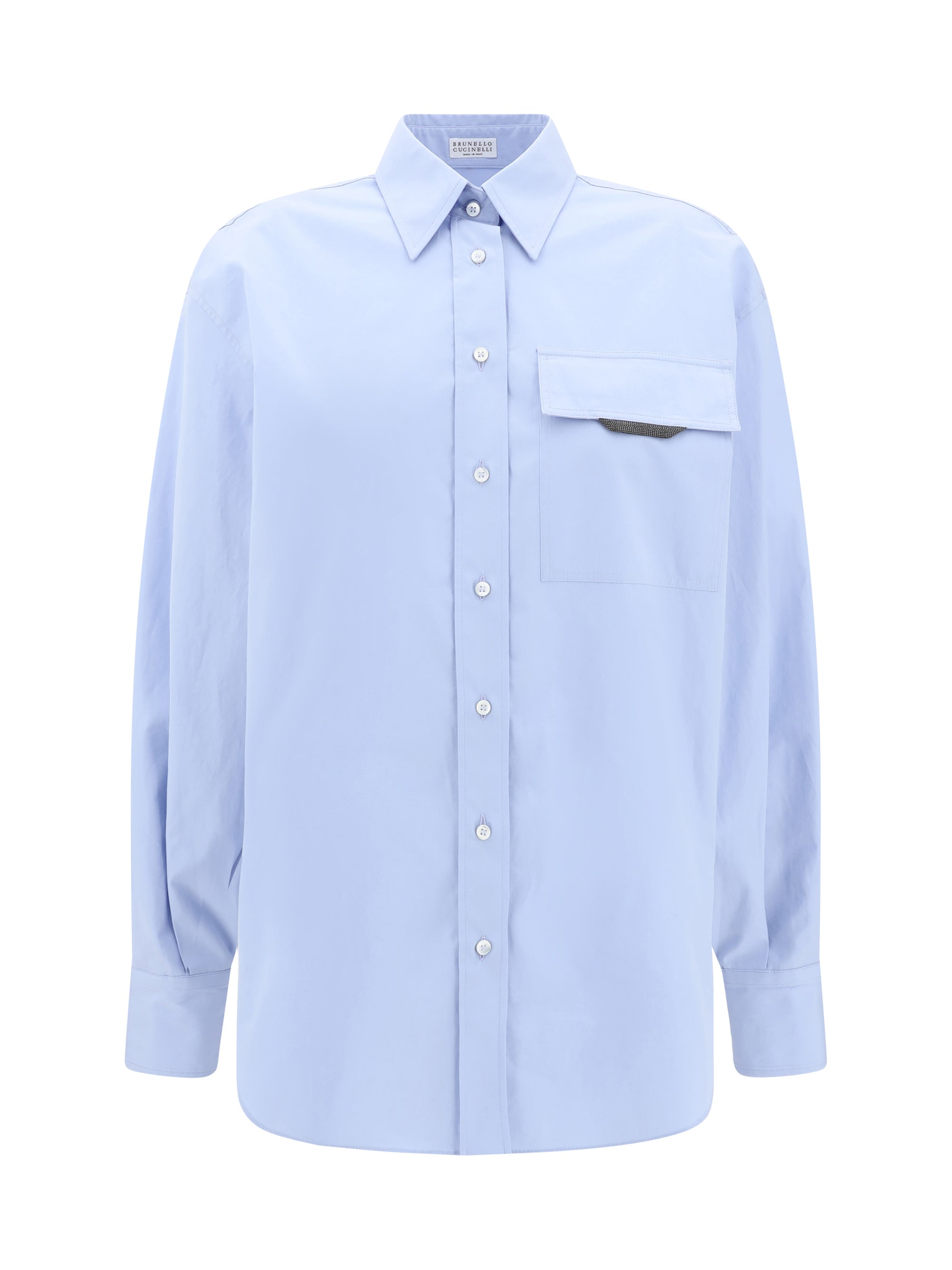 BRUNELLO CUCINELLI XS shirt with iconic jewelry detail