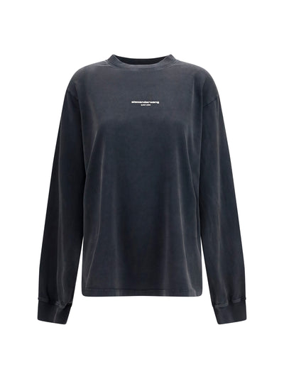 long-sleeve logo t-shirt