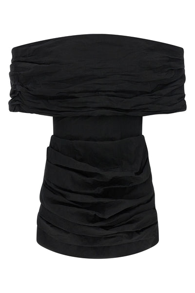 22 wrinkled-effect cotton mini dress