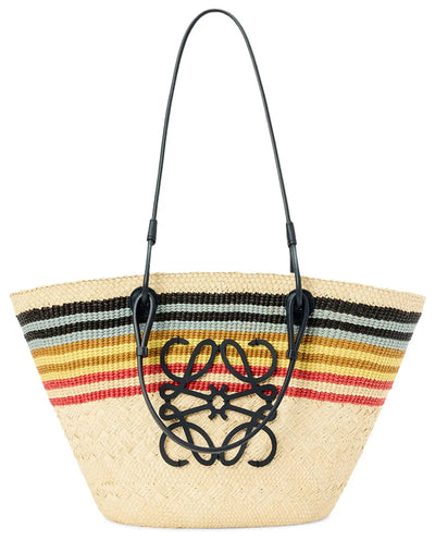 Medium Anagram Paula Ibiza Raffia Basket Bag