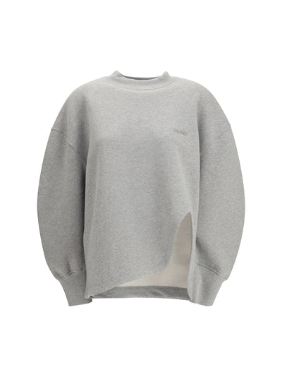 oversized sweater with side slit