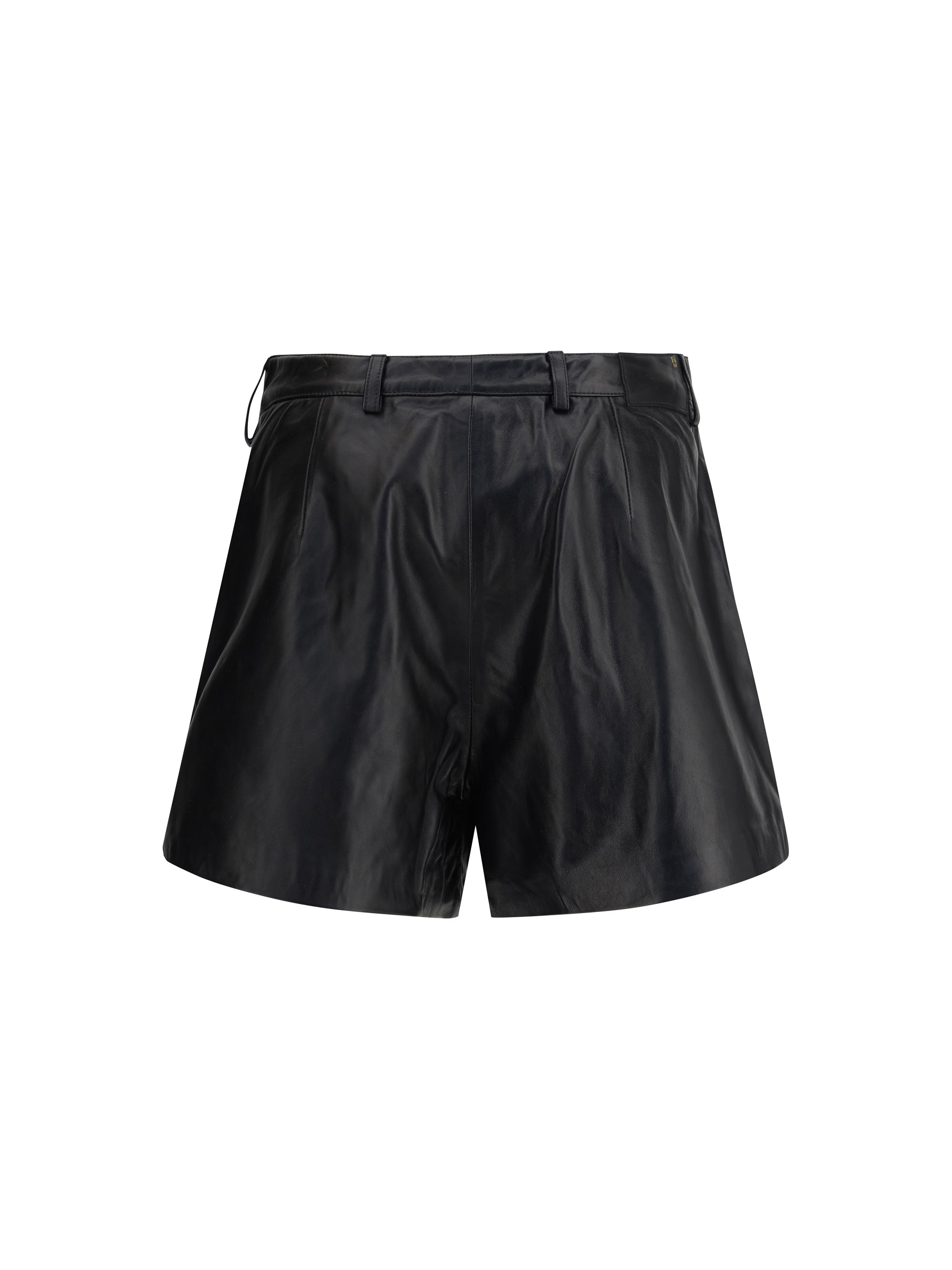 R13 27 leather shorts