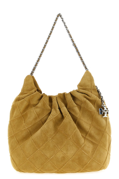 hobo mini fleming suede shoulder bag