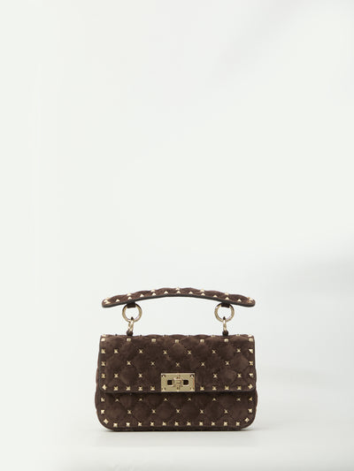 small rockstud spike shoulder bag