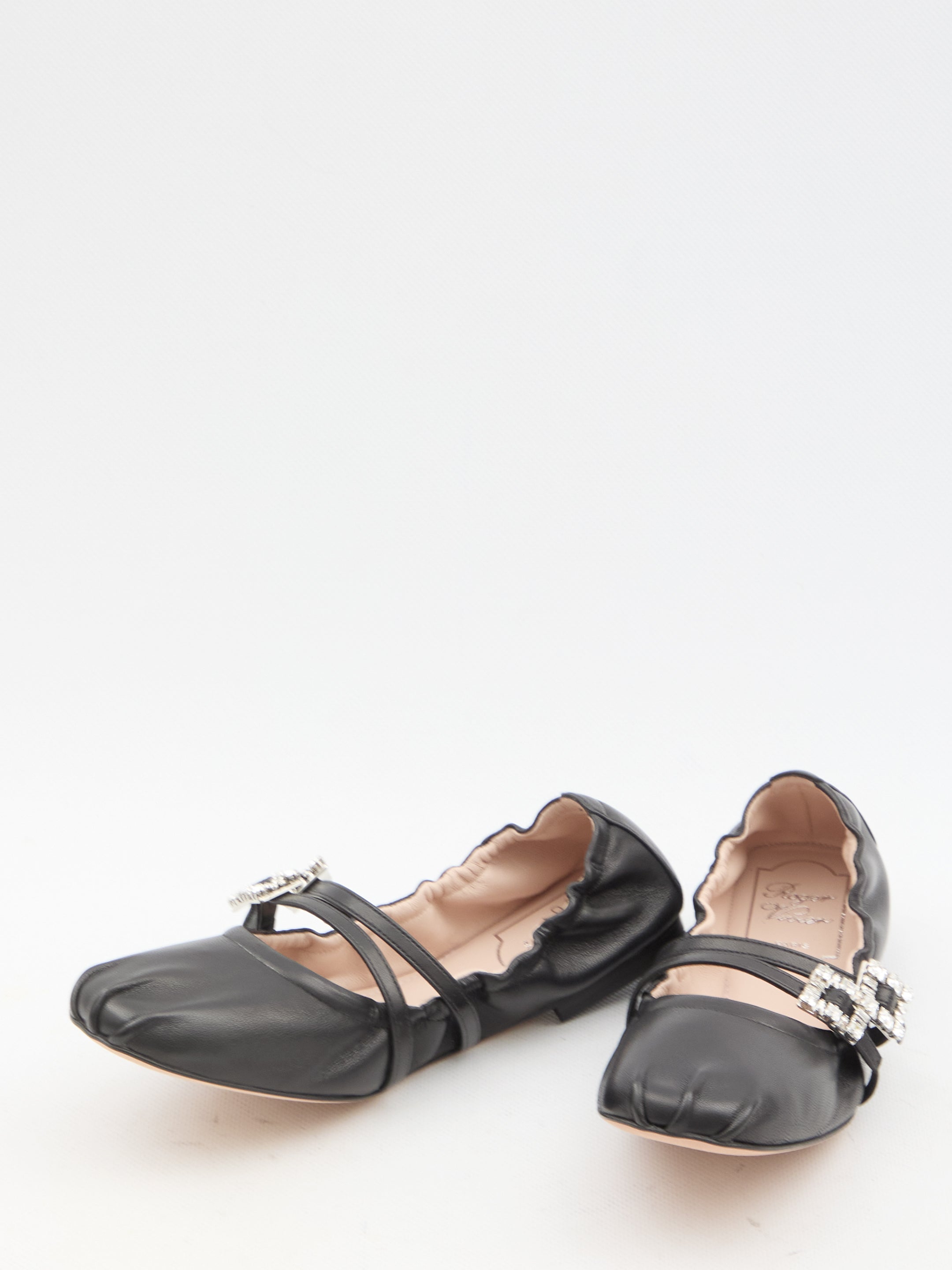 ROGER VIVIER 35 nappa ballerinas with straps
