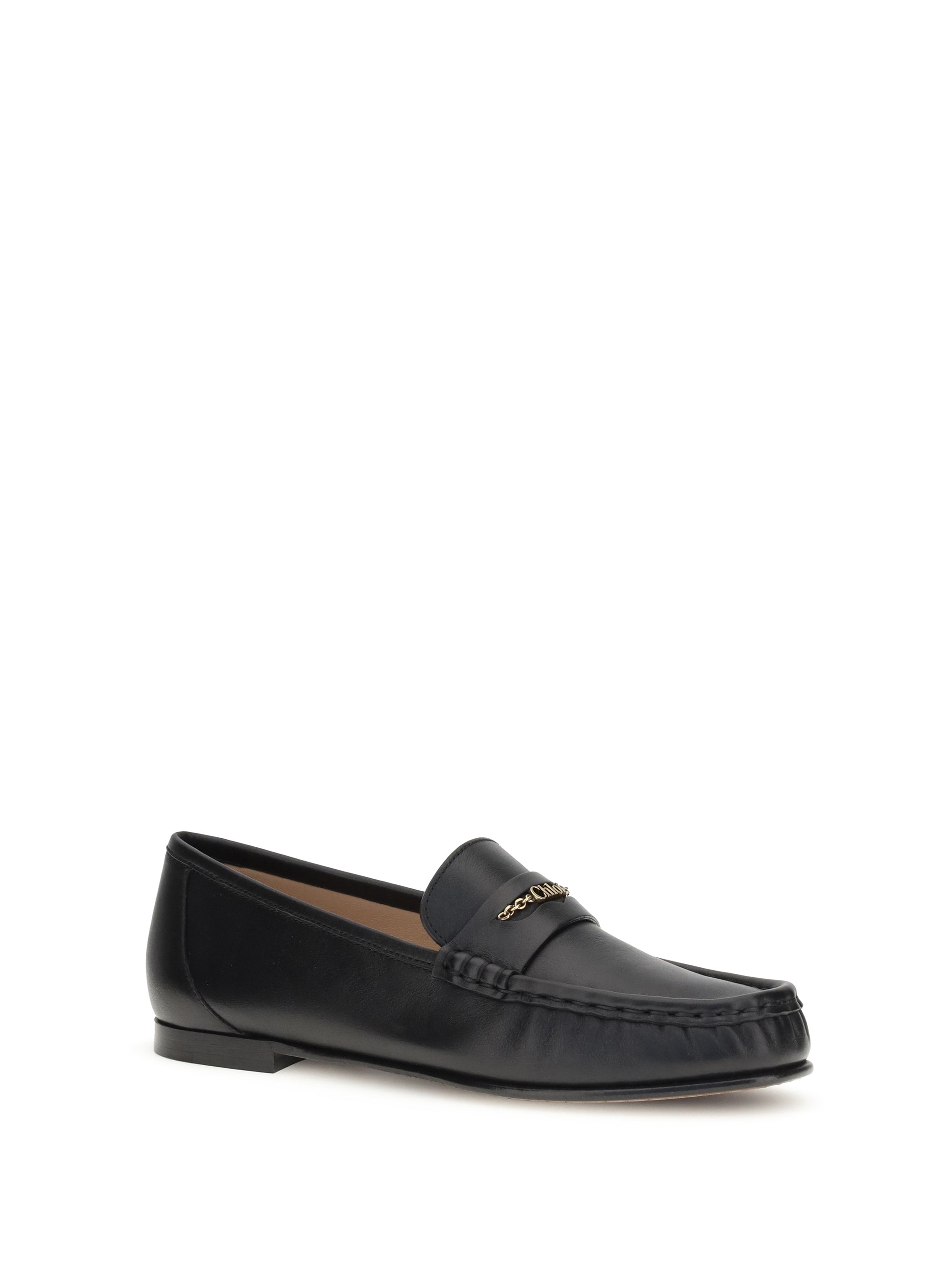 leather loafers
