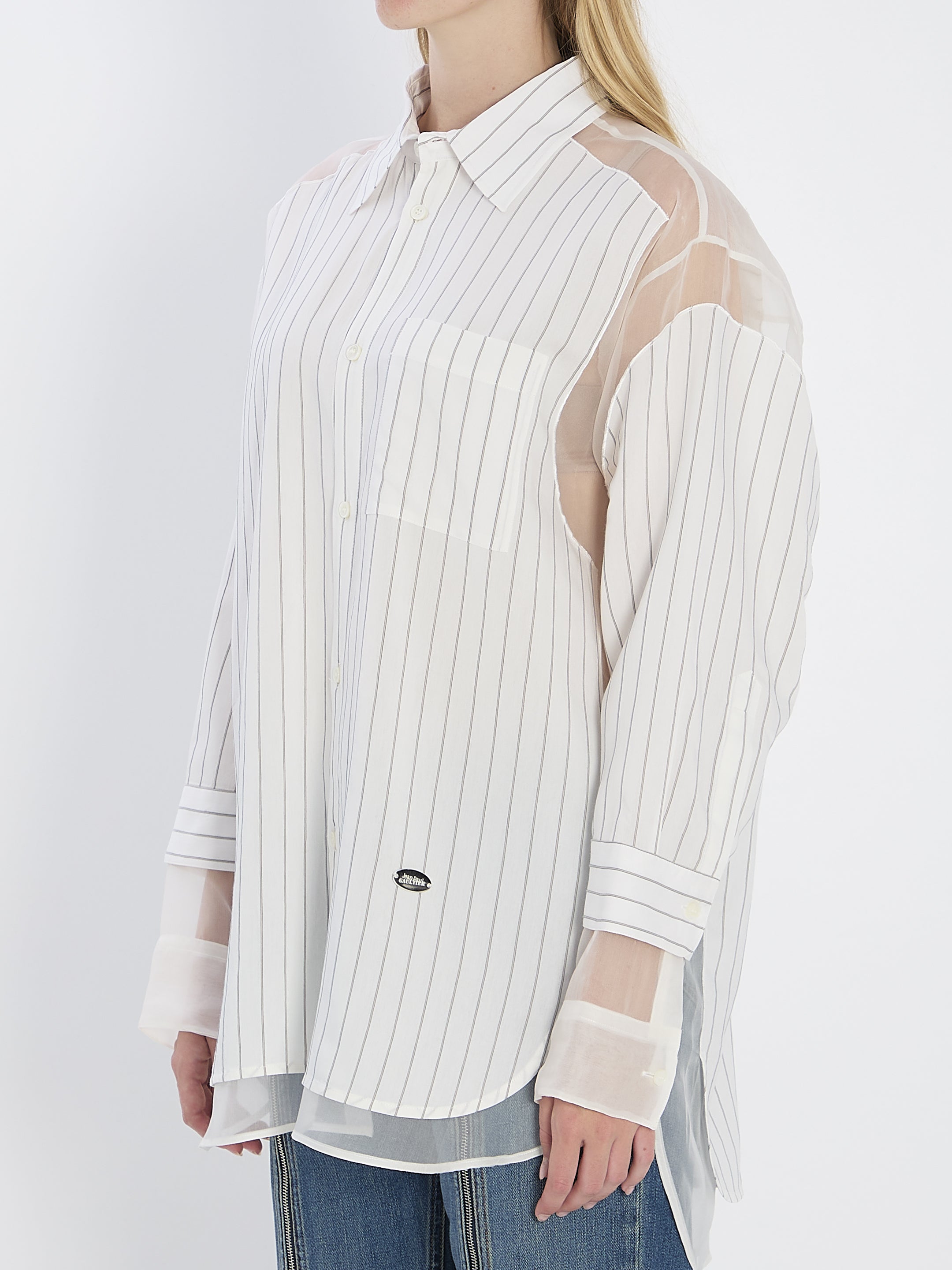 JEAN PAUL GAULTIER S oversized striped shirt
