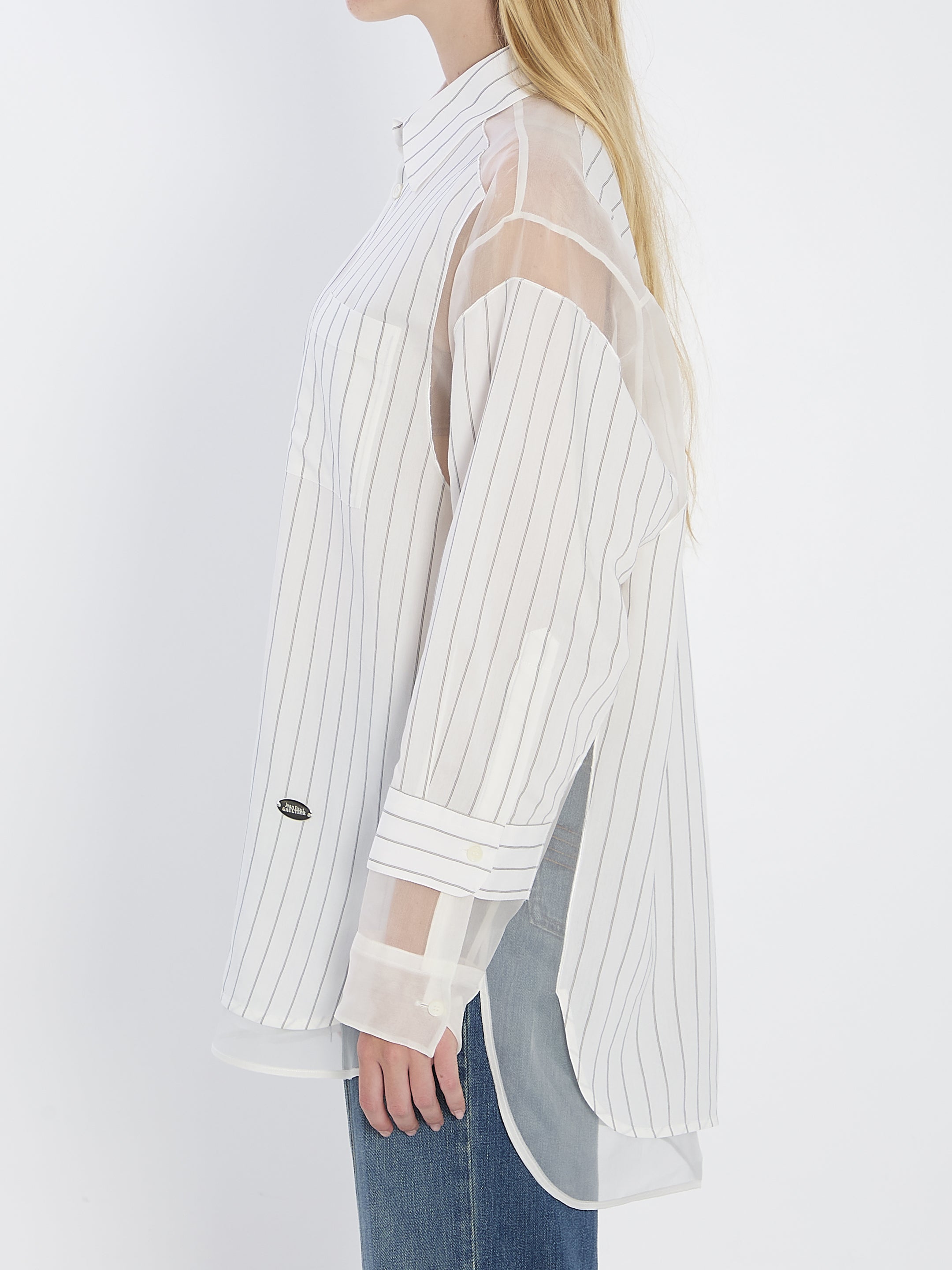 JEAN PAUL GAULTIER S oversized striped shirt