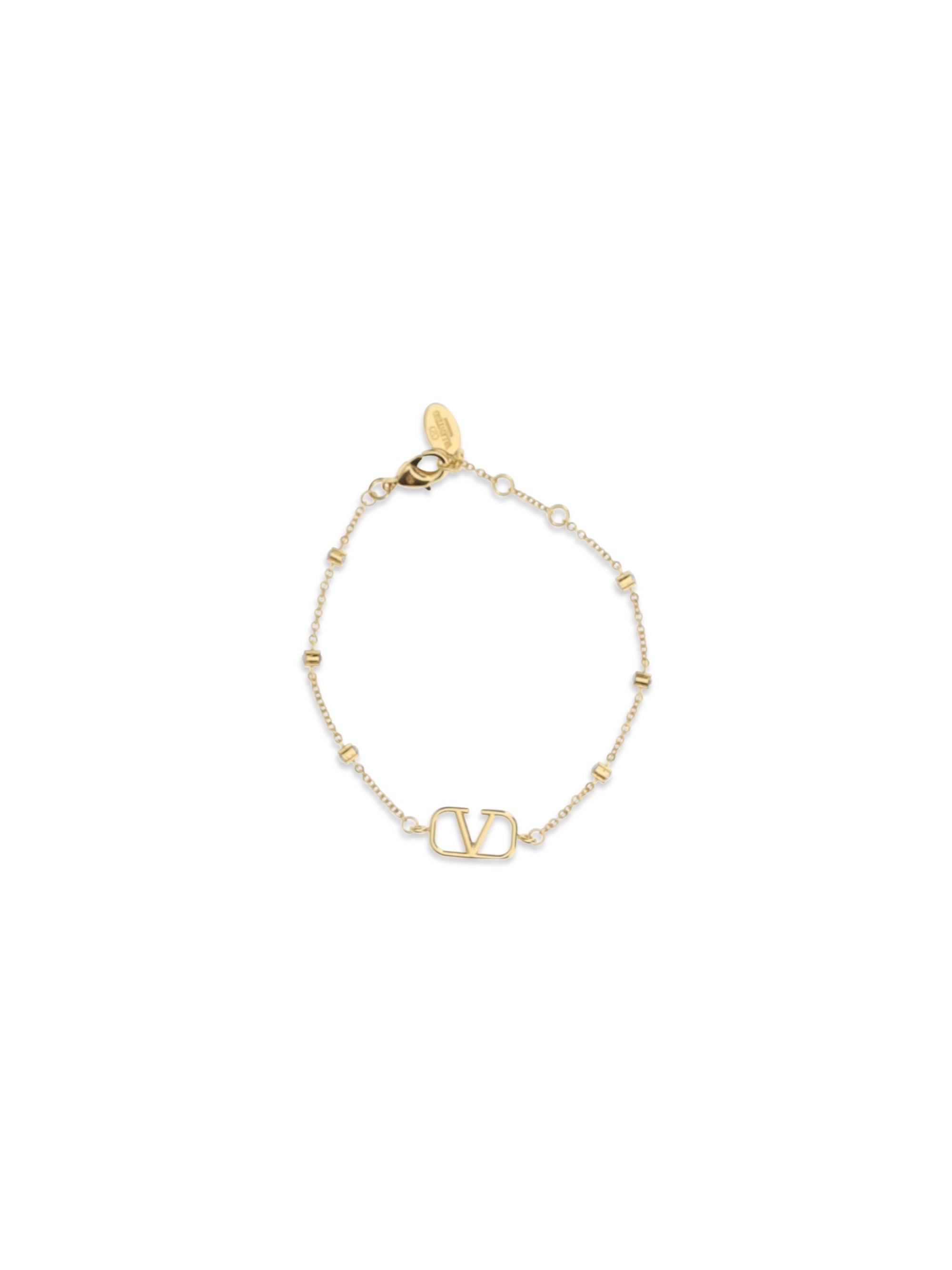 VALENTINO GARAVANI OS vlogo signature bracelet with swarovski® crystals