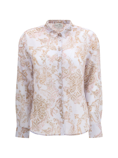 regular-fit voile shirt