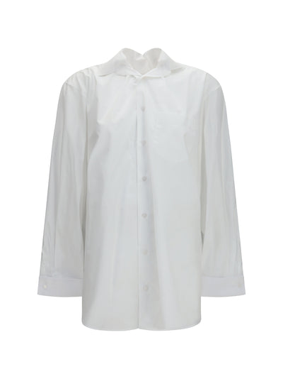 shirt with elasticated collar