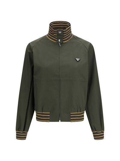 technical canvas blouson