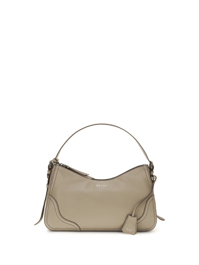 aimée large shoulder bag in leather