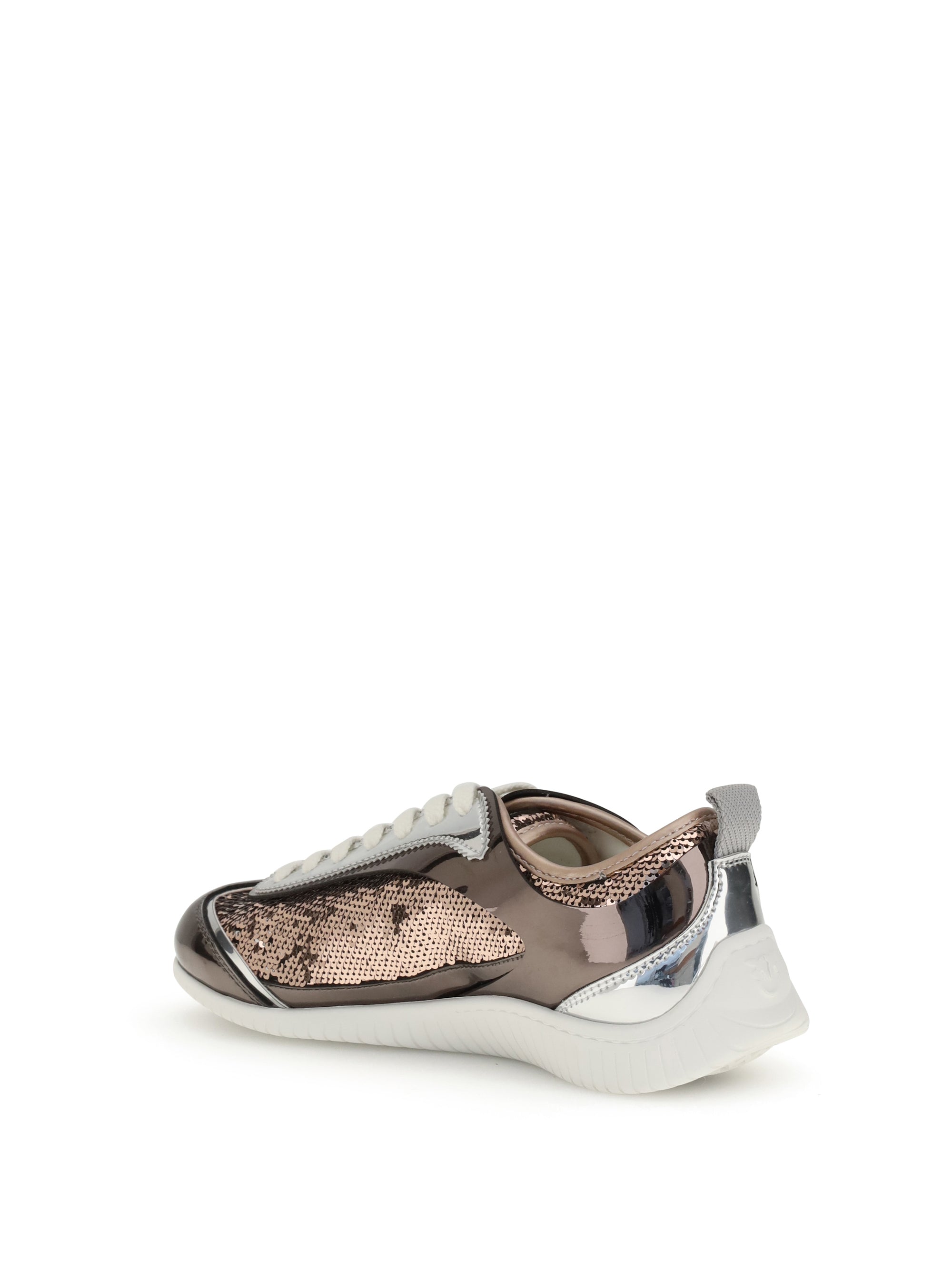 PINKO 36 sequined mirror fabric reby 10 sneakers